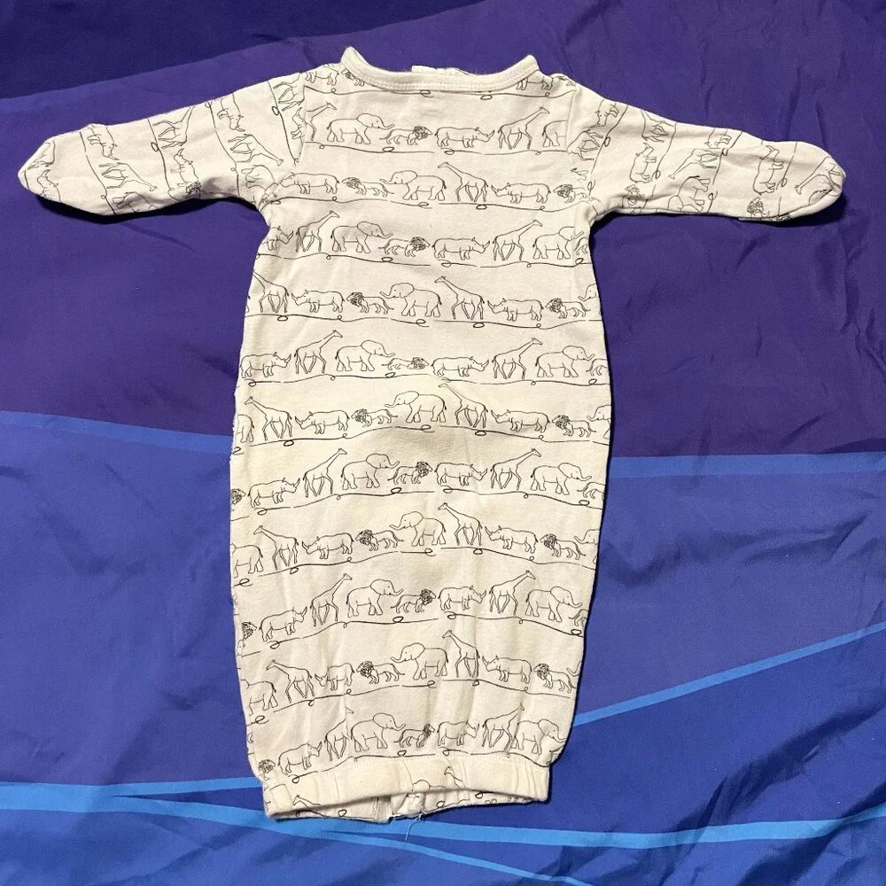 🔥Free w/Bundle🔥 Touched By Nature Baby Nightgown, 0-6 Months, *Small Holes*